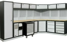 ARREDAMENTO ALLESTIMENTO MODULARE PER OFFICINA GARAGE RACING ATTREZZI FERVIA007H