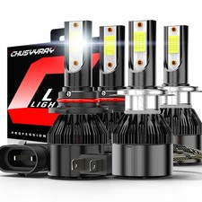 4x Led Headlight Highlow Beam Bulbs For Mazda 3 2004 2005 2006 2007 2008 2009