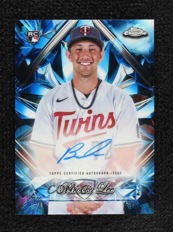 2025 Topps Chrome Sapphire Edition Selections Brooks Lee #SSA-BL Auto 11o2