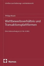 Wettbewerbsverhältnis und Transaktionsplattf...