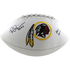 Russ Grimm Autographed Washington Redskins Logo Football HOF Beckett 54297