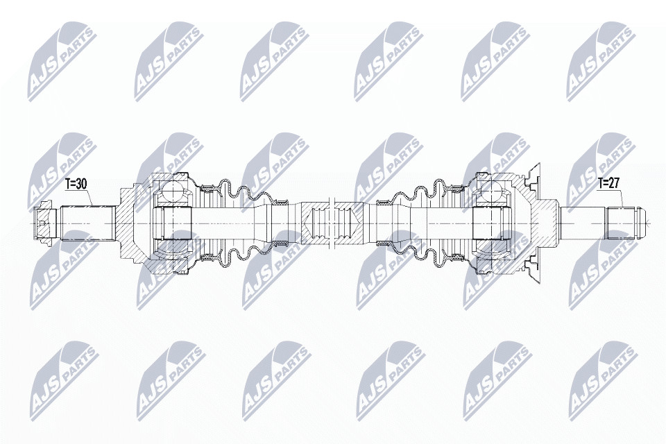 Driveshaft For Bmw 535Gt 10-, 740I 10-, 640I 10- /Rear,Right/ - Image 6