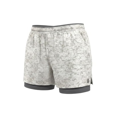 Chubbies Ultimate Training Short 2.0 XXL Mens White Grey Marble 4'' Inseam Lined