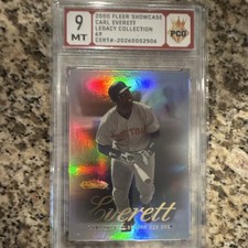 Fleer Showcase Carl Everett #69 Legacy Collection PCG 9 Boston Red Sox 2000