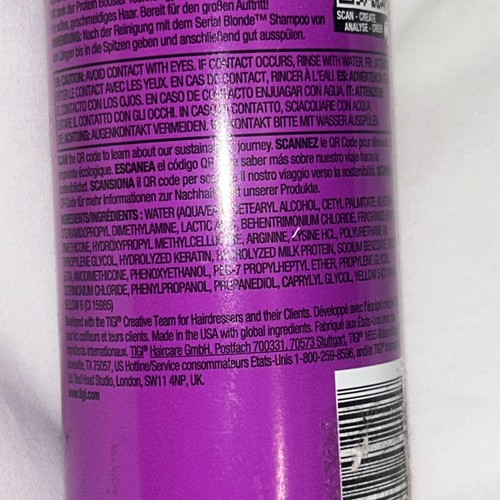 TIGI Bed Head Serial Blonde Restoring Conditioner 13.53 oz - Picture 4 of 4