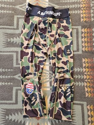 BAPE X Adidas Football Tights Superbowl Atlanta Drop Size Small S No Flaws