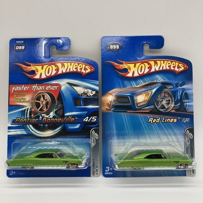 Hot Wheels Pontiac Bonneville Faster Than Ever  #099 (lot Of 2)