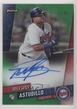 2019 Topps Finest Green Refractor 92/99 Willians Astudillo Rookie Auto RC 0f21