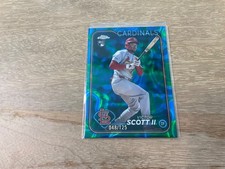 2024 Topps Chrome Update Victor Scott II Blue Green Lava Lamp Rookie /125 SP STL
