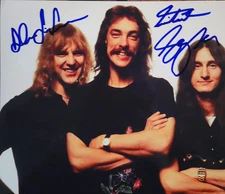 RUSH BAND 8X10 SIGNED PHOTO AUTOGRAPH GEDDY LEE NEIL PEART ALEX LIFESON REPRINT