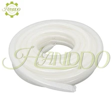 1" ID × 1-19/64" OD 50ft Clear Braided Hose High Pressure Flexible Reinforce PVC