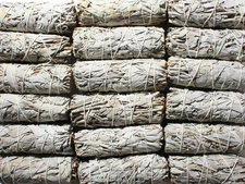 White Sage Smudge Sticks - 4" - 4.5" - Incense Bulk Wholesale options