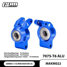 GPM 7075 Alu. Rear Steering Wheel Hub carrier for ARRMA 1/16 MINI Kraton 3S