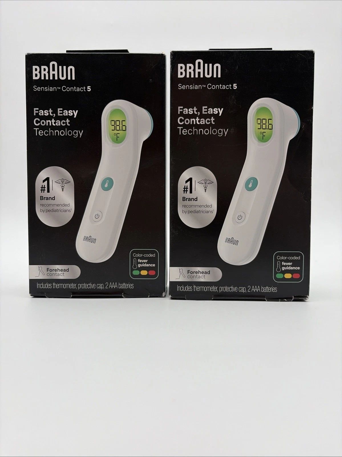 Braun Forehead Thermometer BFH175 Lot Of 2
Opens in a new window or tab