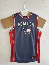 GOAT USA JERSEY RED WHITE BLUE Size Medium