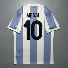 ARGENTINA ADIDAS 50TH ANNIVERSARY FOOTBALL JERSEY #10 MESSI SIZE “M” JF2641