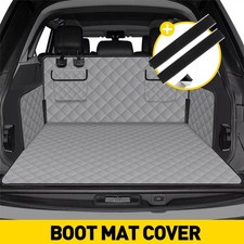 für VW T Cross Kofferraumschutz Hund Hundedecke Kofferraumwanne Laderaumwa