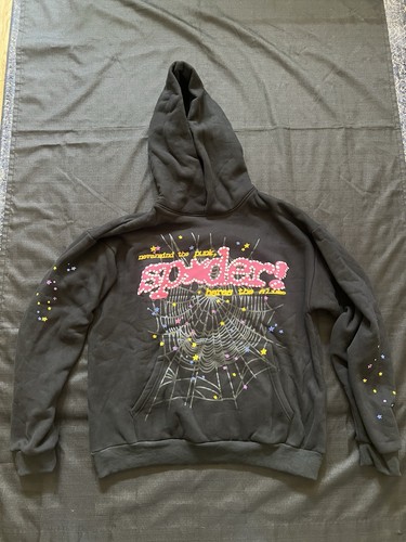 *Brand New* Black SPIDER APPAREL HOODIE - Size XL “never mind The Punk”
