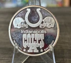 VINTAGE 1993 ENVIROMINT NFL INDIANAPOLIS COLTS ART BAR - .999 FINE SILVER