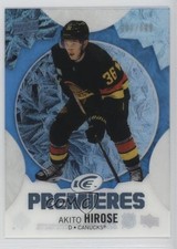 2023-24 Upper Deck Ice Ice Premieres Blue 391/799 Akito Hirose #213 14hk