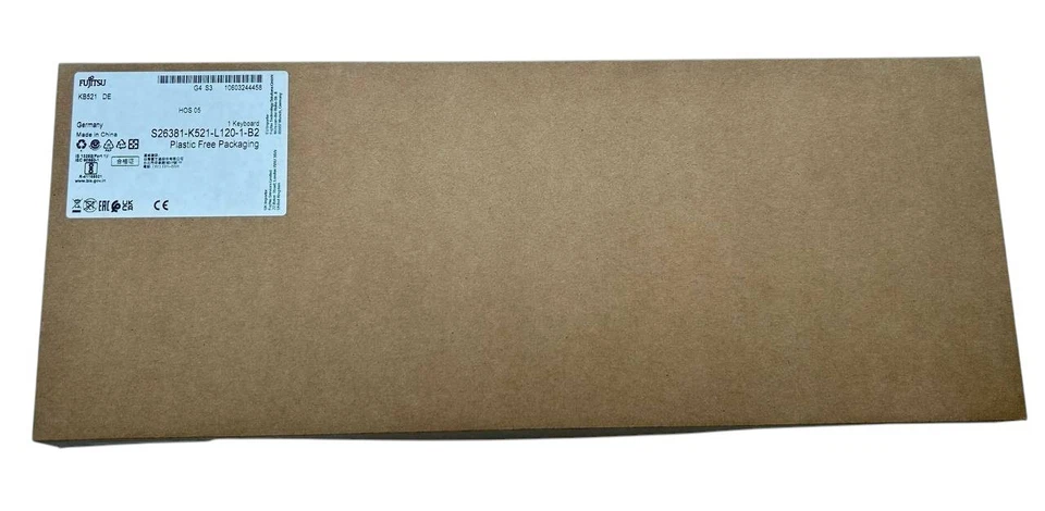 Fujitsu KB521 USB QWERTZ DE Tastatur - Grau, OVP, NEU - Bild 4 von 4