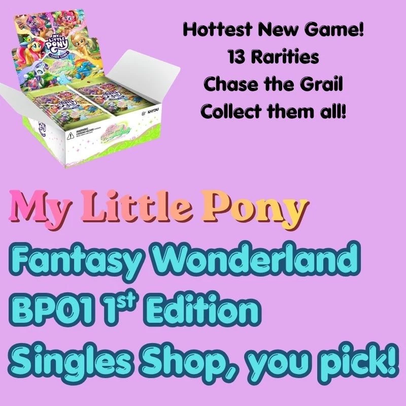 My Little Pony CCG Individual Trading Card Games in English for