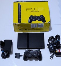 Sony PlayStation 2 PS2 Slim Console Official Bundle Boxed +Vertical Stand + HDMI