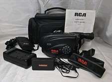 RCA CAMCORDER Model CC6151 Padded Bag, Battery, Charger,Strap, DC Cable,Guide