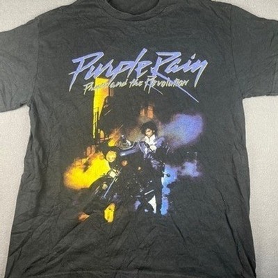 Vintage Prince Purple Rain Band T-Shirt Graphic Tee Music Concert Festival Y2K