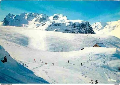 Carte Postale - 73 - Courchevel - Panorama sur les pistes de ski depuis l'arrivé