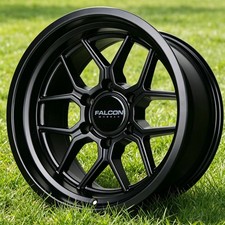 Falcon 17 X 9 Inch Wheels Tx1 Apollo Series Full Matte Black 6-lug Wheel