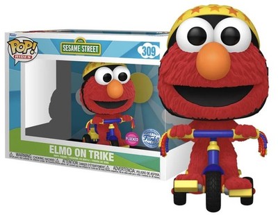 Sesamstraße: Elmo on Trike Funko (Flocked) POP! Fahrgeschäfte
