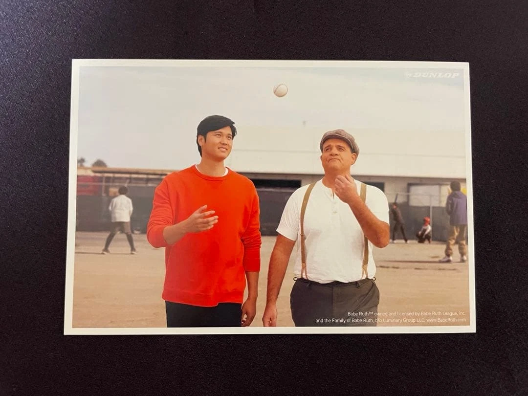 Dunlop Shohei Ohtani Babe Ruth Postcard - thumbnail 3
