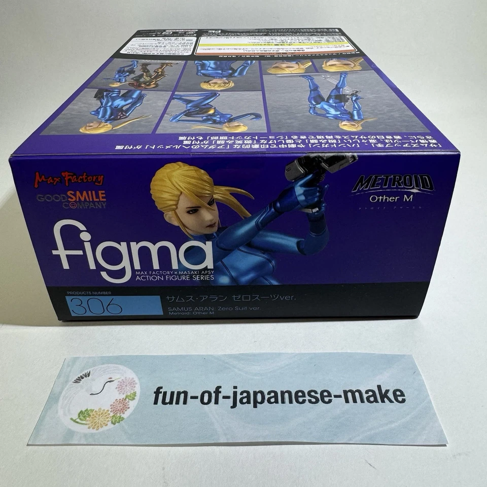 Traje Figma Samus Aran Zero ver. Figura de acción 306 METROID otros M de Japón NUEVO Foto 3 de 4