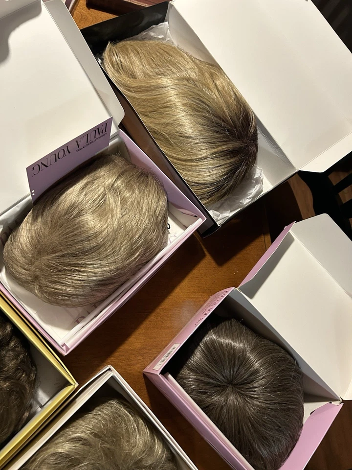 Lote de 14 pelucas para mujer 100 % humanas y sintetizadoras Paula Young Noriko Basics Gabor Foto 4 de 4