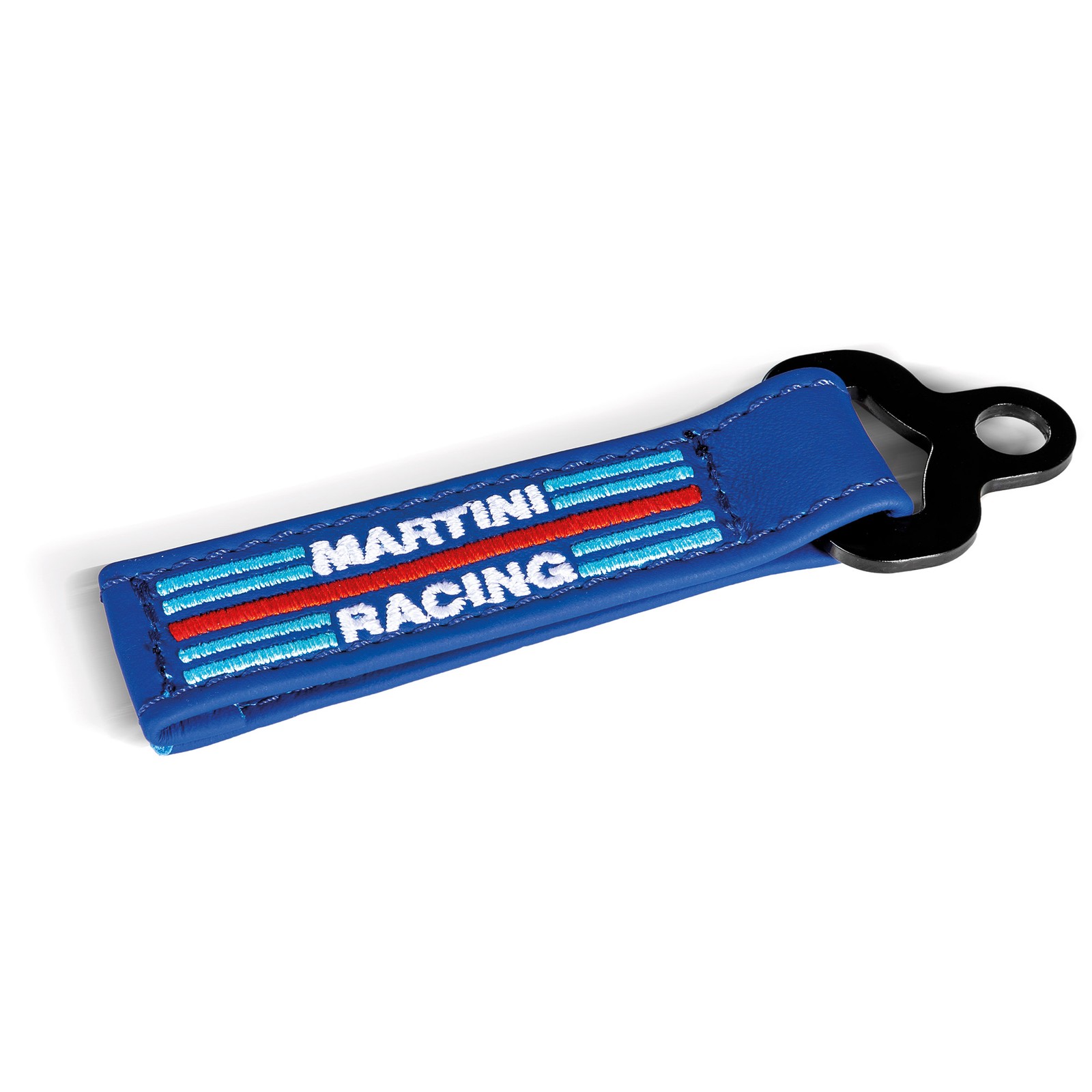 Sparco Martini Racing Leather Key Fob Keyring Race Rally