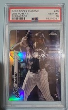2020 Topps Chrome - Luis Robert #60 Refractor (RC) PSA 10 MINT