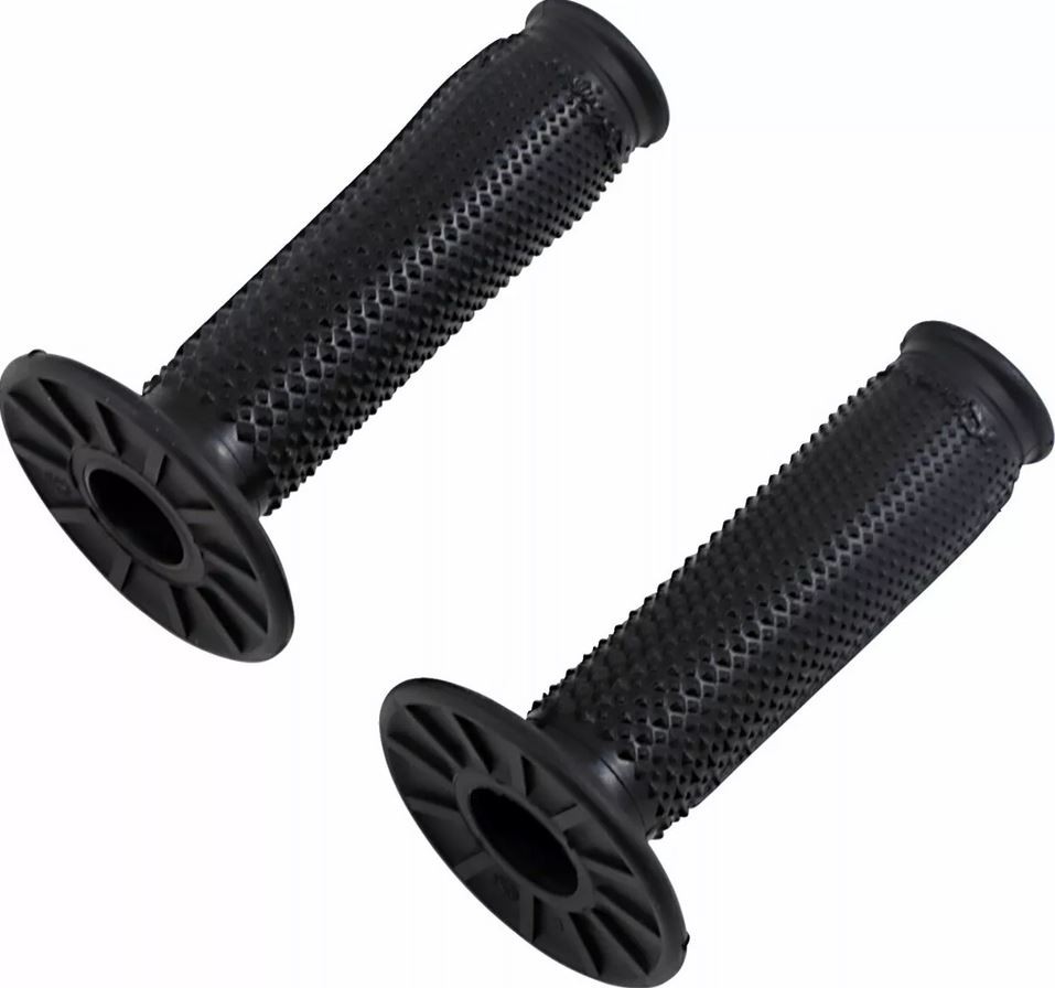 Renthal Tapered Ultra Tacky Diamond Half Waffle Handlebar Grips Black G198