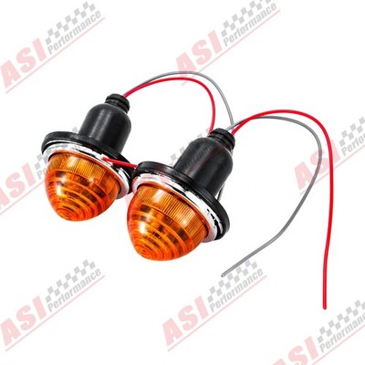 2x Classic Mini Vorne/Hinten L594 Amber Anzeigelampen Lichter Für Land Rover DE