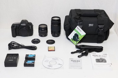 Canon EOS 5D Mark IV 30.4 MP Digital SLR Camera EXCELLENT BONUS TWO Canon Lenses