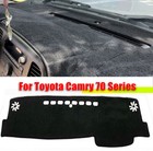 Non-Slip Dash Mat For Toyota Camry 70 Series XV70 Without HUB 2018-2020 Black