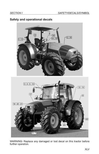 Deutz Agrofarm 85 100 incl GS Operators-Maintenance and Parts Manual - Picture 2 of 4