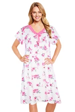 JEFFRICO Nightgowns For Women Short Sleeve Soft Sleepwear Comfy Nightshirts 801