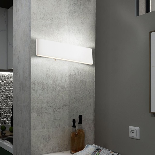 Led Wand Spot Lampe Up & Down Beleuchtung Leuchte Flur Diele Wohn Big.Light-image