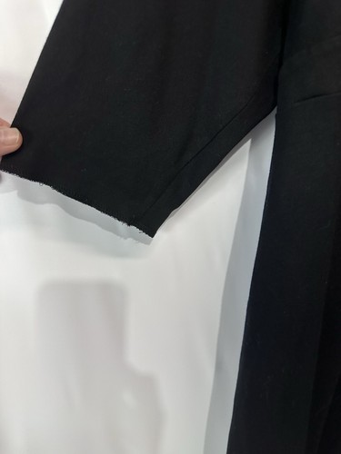 Alfani Rich Black A Line Dress Raw Hem 3/4 Sleeve Stretch Bring UR Boots 2X - Foto 6 di 10