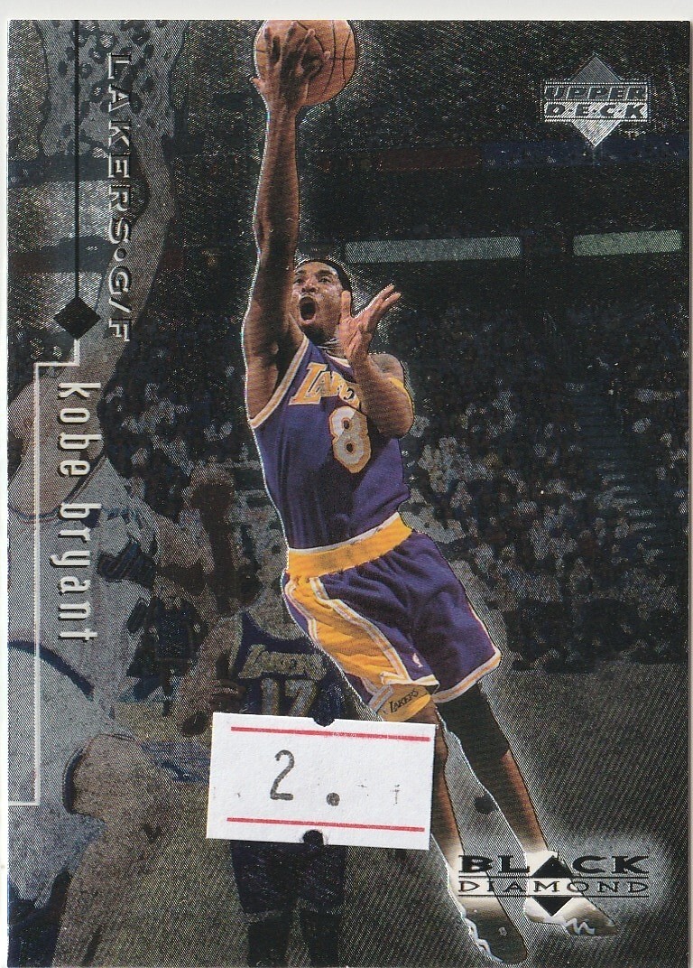 1998-99 Upper Deck #46 Black Diamond - Kobe Bryant - Lakers HOF
