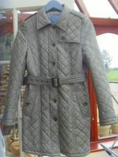 Women's Designer Feraud Warm Quilted Style Trench Coat 10-12