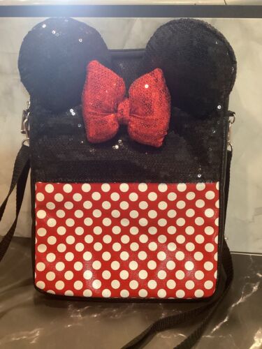 Disney Minnie Mouse Shoulder Strap Crossbody Purse Multicolor Red Polka Dot