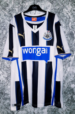 NEWCASTLE UNITED 2013/2014 Home Football Fußball Shirt Trikot Kit Puma Größe M
