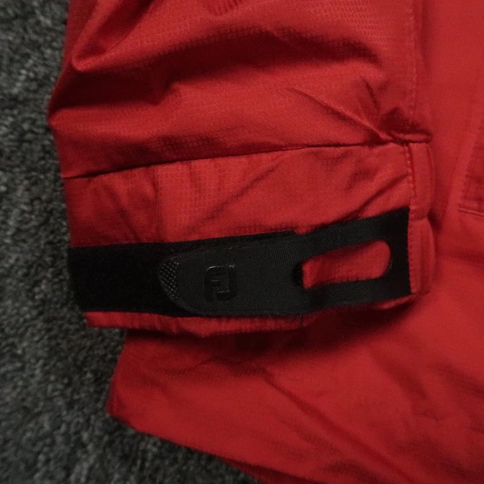 Footjoy Jacket Mens Extra Large Red Dryjoys Tour Collection Golf Full Zip Pocket - Image 4 of 4